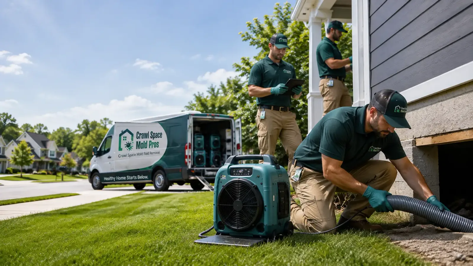 Crawl Space Mold Removal in Lyman, WY